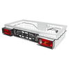 Installatieset voor de verlichting inclusief slagbescherming en houder voor de kentekenplaat passend voor wilddrager Gehetec Deep 210
