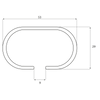 Galerie de toit G3 Clop 127 cm