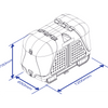 Coffre sur attelage TowBox V2 noir
