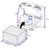Coffre sur attelage TowBox V4 Evo Classic gris