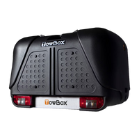 Coffre sur attelage TowBox V2 noir