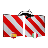 Waarschuwingsbord voor Spanje en Italië