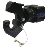 Haakkoppeling draaibaar, voor gat maat 83x56 mm