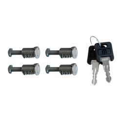 Kit de serrures pour barres de toit Tiger/Omega/Delta/Professional