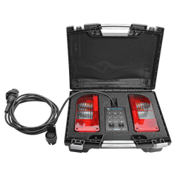 Testkoffer om te testen of de contactdozen naar behoren functioneren