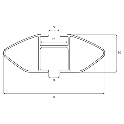 Dakdrager G3 Clop airflow 127 cm