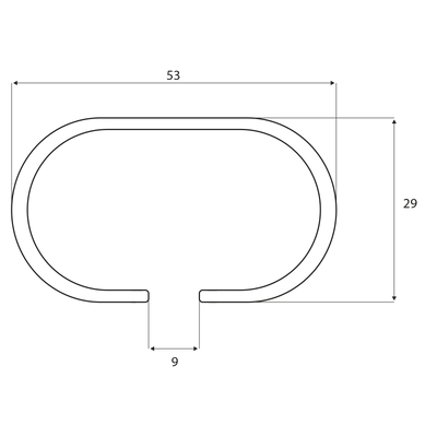 Galerie de toit G3 Clop infinity alu 77 cm - 115 cm