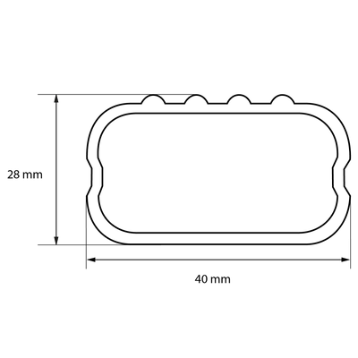 Galerie de toit Menabo Ariete 81,5 - 119,5 cm