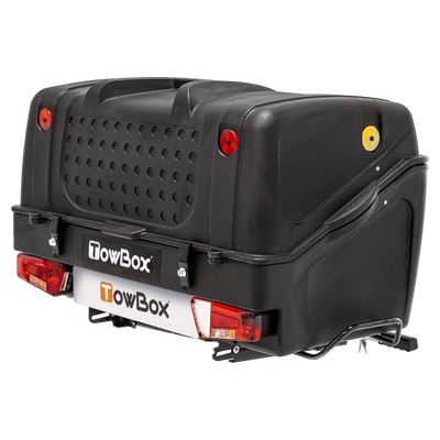 Coffre sur attelage TowBox V1 noir