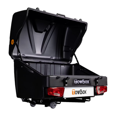 Coffre sur attelage TowBox V1 noir