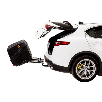 Coffre sur attelage TowBox V1 noir