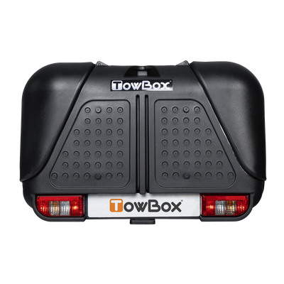 Coffre sur attelage TowBox V2 noir