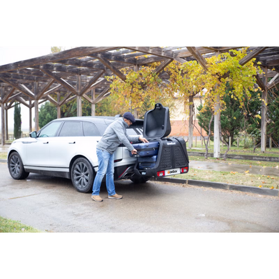 Coffre sur attelage TowBox V2 noir
