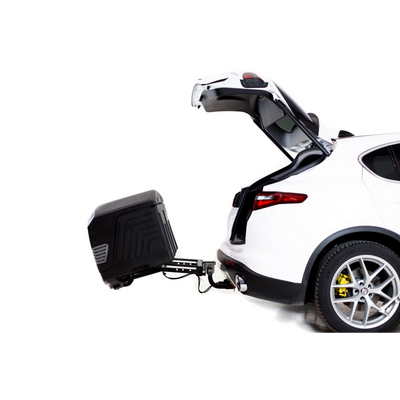 Coffre sur attelage TowBox V3 noir