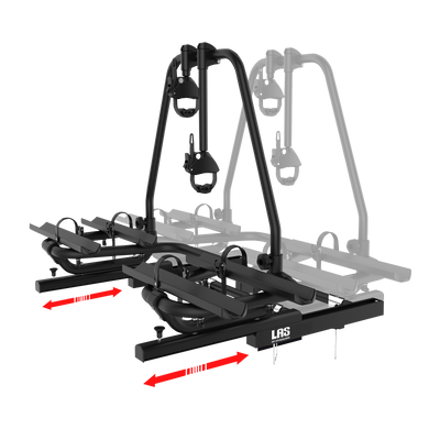 Porte-vélos LAS BC260 black timon remorque et caravane