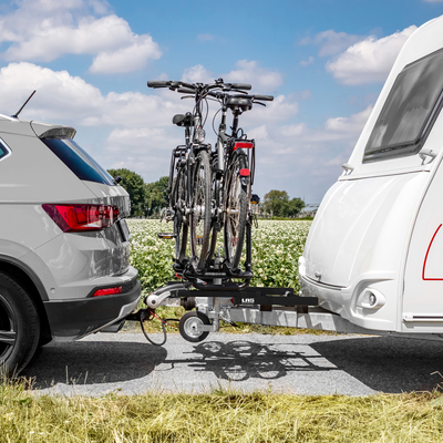 Porte-vélos LAS BC260 black timon remorque et caravane
