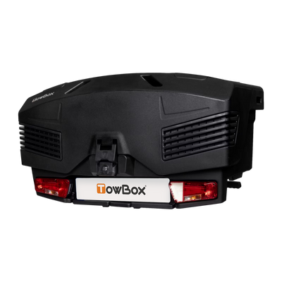 Transportbox voor op de trekhaak TowBox V4 Evo Urban zwart