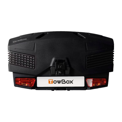 Transportbox voor op de trekhaak TowBox V4 Evo Urban zwart