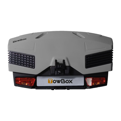 Coffre sur attelage TowBox V4 Evo Classic gris
